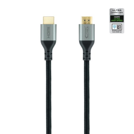 12765-Nanocable Cable HDMI 2.1 Certificado ULTRA HIGH SPEED A/M-A/M, Negro, 3 m