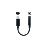 12773-Nanocable Cable Adaptador Audio USB-C/M a Jack 3.5/H, 11 cm, Negro