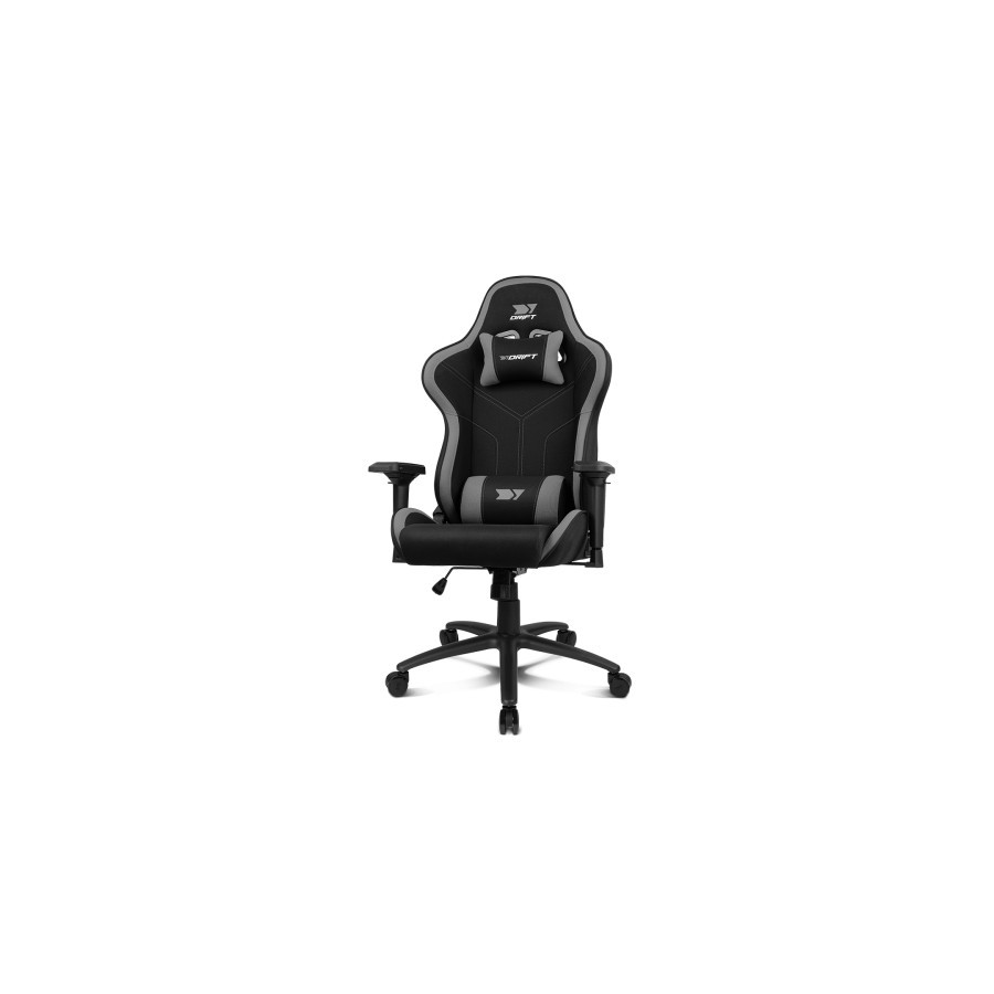 12809-DRIFT DR110BGRAY silla para videojuegos Butaca para jugar Asiento acolchado Negro, Gris 12809-DRIFT DR110BGRAY silla para videojuegos Butaca para jugar Asiento acolchado Negro, Gris