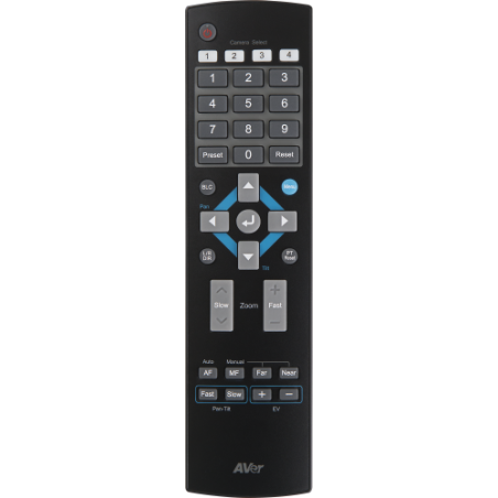 12868-AVer 0412S510-ASR accesorio para videoconferencia Mando a distancia Negro