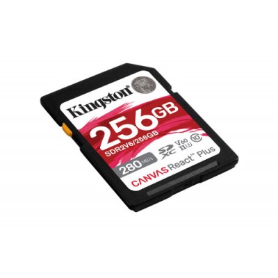 Kingston Technology Canvas React Plus 256 GB SDXC UHS II Clase 10