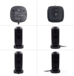 12896-Ewent EW3862 base multiple 2 m 11 salidas AC Interior Negro