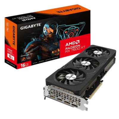 VGA GIGABYTE GV R76XTGAMING OC 16GDAMDRX7600XT16GBGDDR6128BIT2HDMI2DPWINDFORCE3 VENTILADORESRGB FUSION