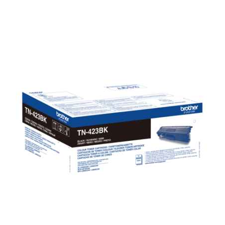 12923-Brother TN-423BK cartucho de toner 1 pieza(s) Original Negro