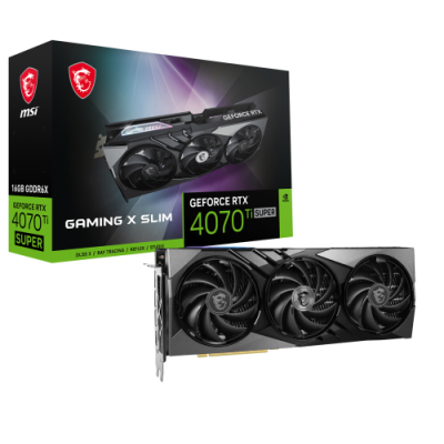 MSI GAMING GeForce RTX 4070 Ti SUPER 16G X SLIM NVIDIA 16 GB GDDR6X