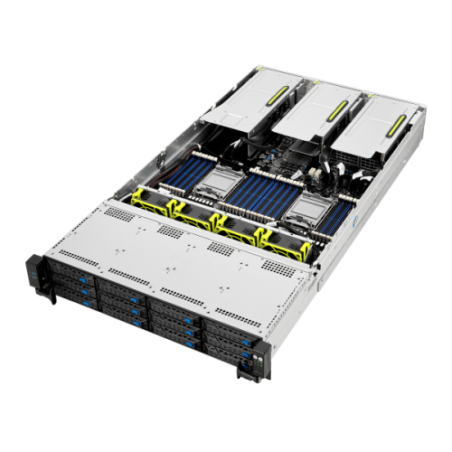 13055-ASUS RS720-E10-RS12 LGA 4189 Bastidor (2U) Negro
