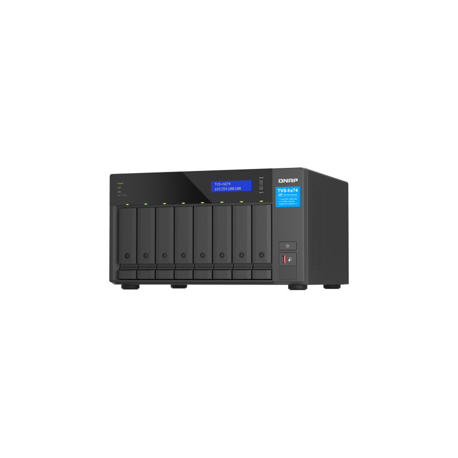 13059-QNAP TVS-h874X NAS Torre Ethernet Negro 13059-QNAP TVS-h874X NAS Torre Ethernet Negro
