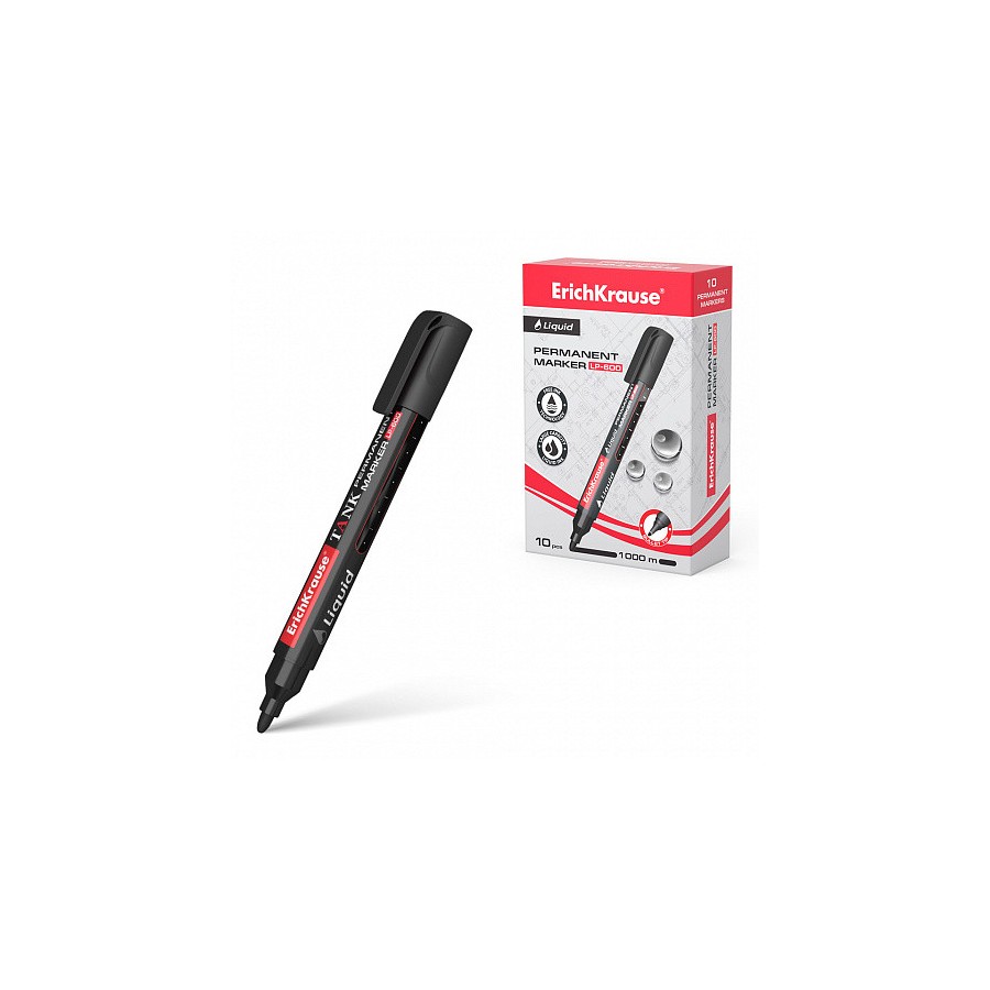 13105-MARCADOR PERMANENTE CON TINTA LIQUIDA LP-600 COLOR NEGRO ERICH KRAUSE 48769 13105-MARCADOR PERMANENTE CON TINTA LIQUIDA LP-600 COLOR NEGRO ERICH KRAUSE 48769