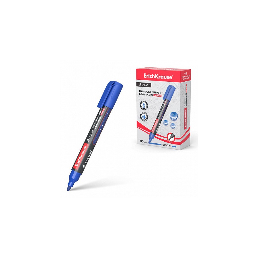 13107-MARCADOR PERMANENTE CON TINTA LIQUIDA LP-600 COLOR AZUL ERICH KRAUSE 48770 13107-MARCADOR PERMANENTE CON TINTA LIQUIDA LP-600 COLOR AZUL ERICH KRAUSE 48770
