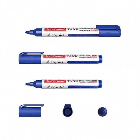 13114-MARCADOR PIZARRA BLANCA CON TINTA LIQUIDA LIQUID LW-600, TINTA COLOR AZUL ERICH KRAUSE 48775
