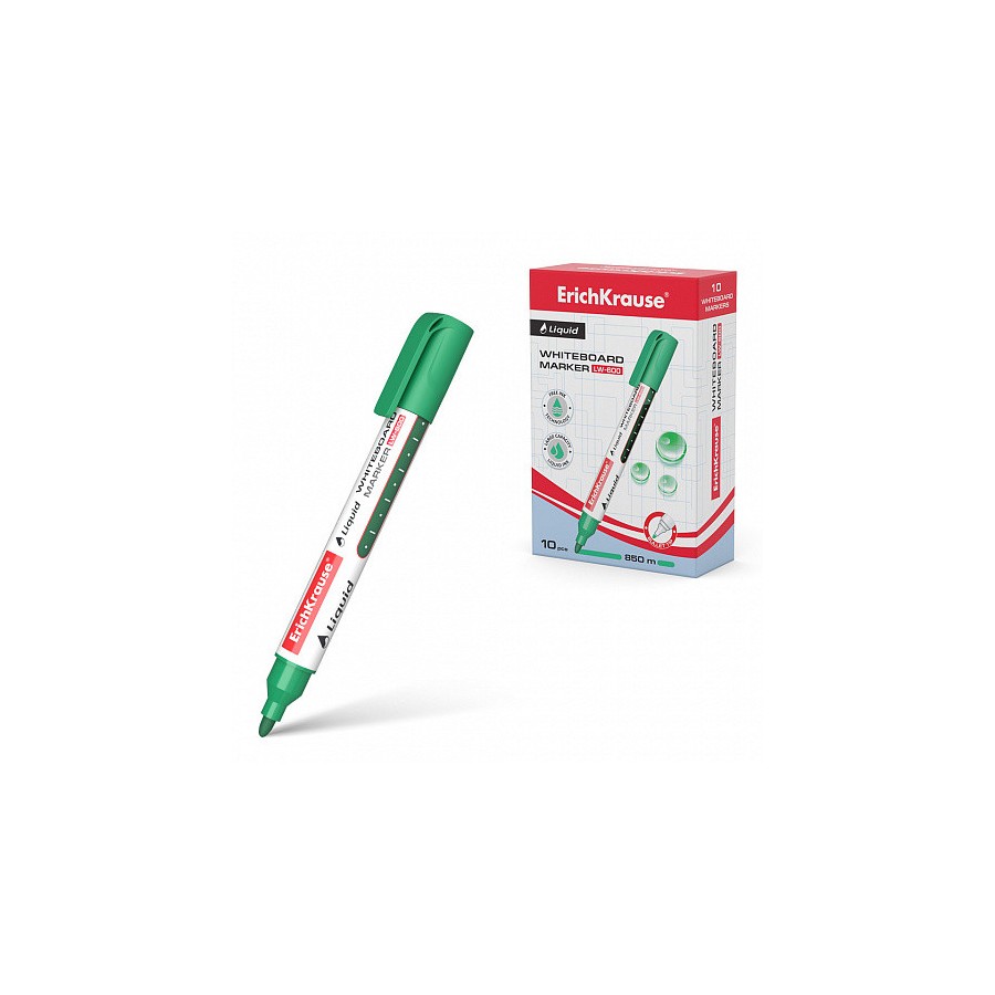 13118-MARCADOR PIZARRA BLANCA CON TINTA LIQUIDA LIQUID LW-600, TINTA COLOR VERDE ERICH KRAUSE 56096 13118-MARCADOR PIZARRA BLANCA CON TINTA LIQUIDA LIQUID LW-600, TINTA COLOR VERDE ERICH KRAUSE 56096