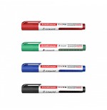 13120-SET 4 MARCADORES PIZARRA BLANCA CON TINTA LIQUIDA LW-600 NEGRO, AZUL, ROJO, VERDE ERICH KRAUSE 58362