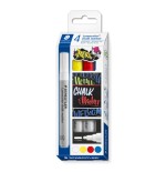 13130-Staedtler Lumocolor marcador de tiza Bala Azul, Rojo, Blanco, Amarillo 4 pieza(s)