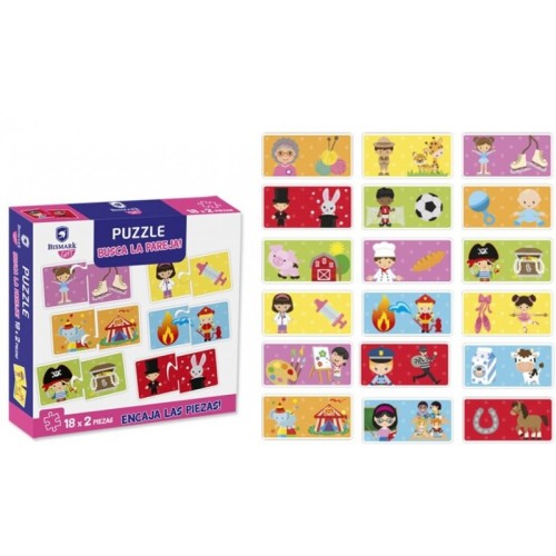13140-PUZZLE BUSCA LA PAREJA BISMARK 330477