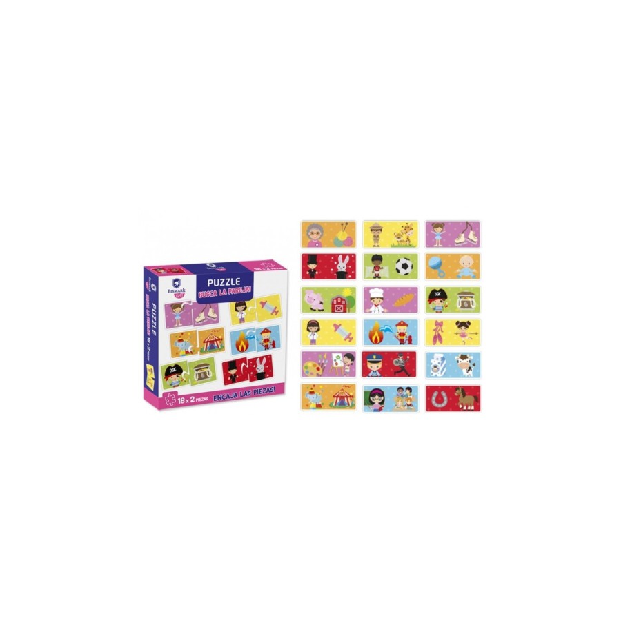 13140-PUZZLE BUSCA LA PAREJA BISMARK 330477