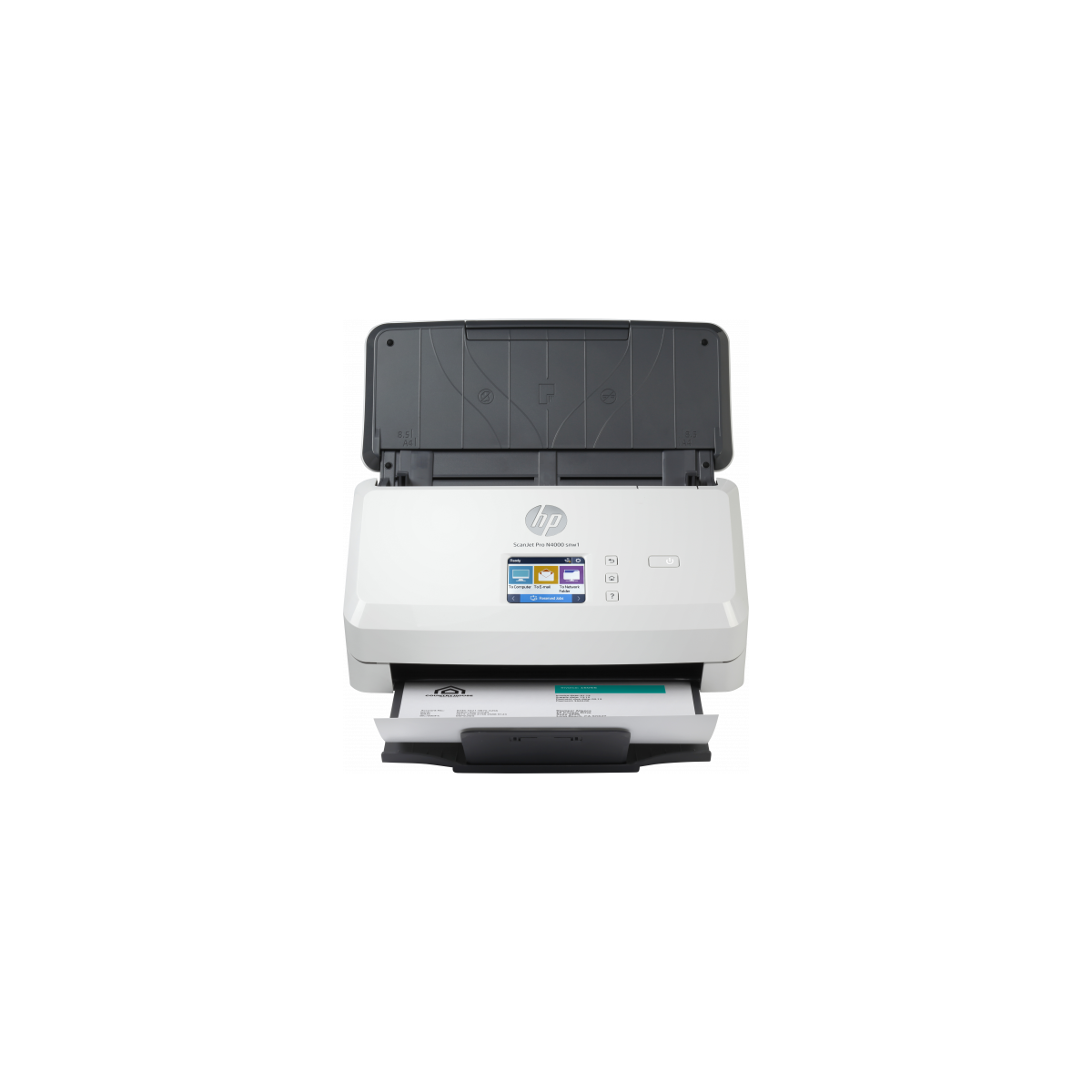 HP Scanjet Pro N4000 snw1 Escaner alimentado con hojas 600 x 600 DPI A4 Negro Blanco