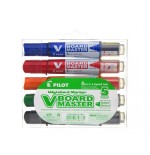 13152-Pilot V-Board Master marcador 5 pieza(s) Punta redonda Negro, Azul, Verde, Naranja, Rojo