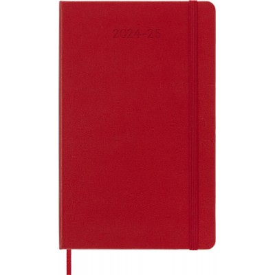 AGENDA 18 MESES 2024 2025 SEMANAL P 9 X 14 CM ROJO ESCARLATA TAPA BLANDA MOLESKINE DSF218WN2Y25