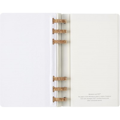 AGENDA 12 MESES 2025 ACADeMICA ESPIRAL L 13 X 21 CM NEGRA TAPA BLANDA MOLESKINE DSSPB12AMWH3Y25