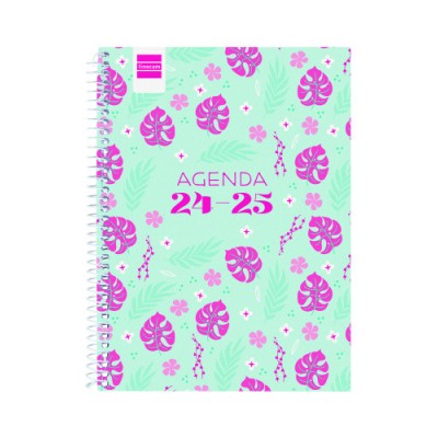 AGENDA ESCOLAR 2024 2025 4º 155X212 SEMANA VISTA HORIZONTAL COOL SELVA FINOCAM 645040725