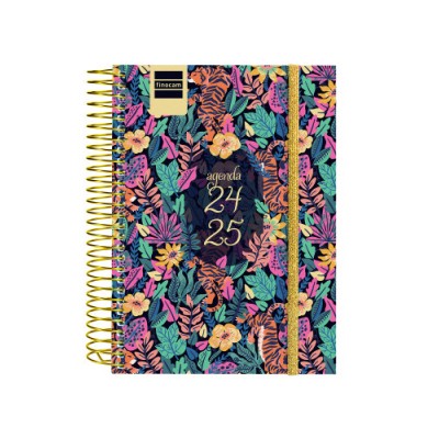 AGENDA ESCOLAR 2024 2025 8º 120X164 1 DiA PaGINA SECUNDARIA TIGER FINOCAM 634263625