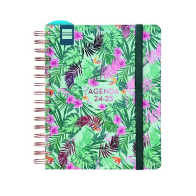 AGENDA DOCENTE 2024 2025 4º 155X212 SEMANA VISTA HORIZONTAL MAGISTRAL PERSONALIZABLE TROPIC FINOCAM 533580125