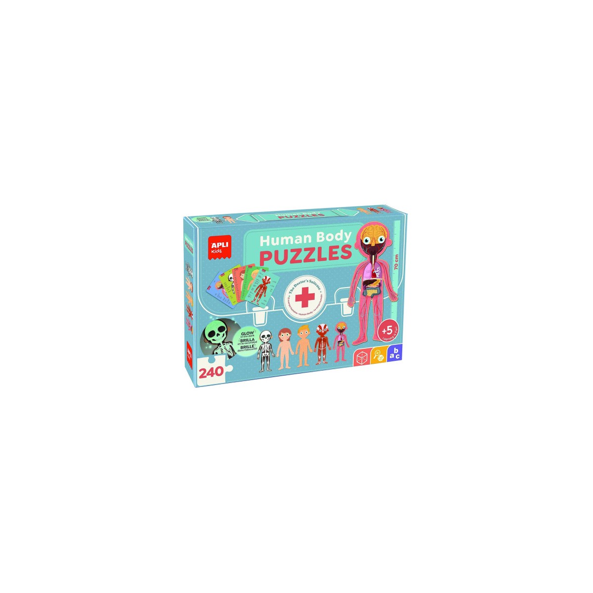 PUZZLE EDUCATIVO CUERPO HUMANO APLI 19438