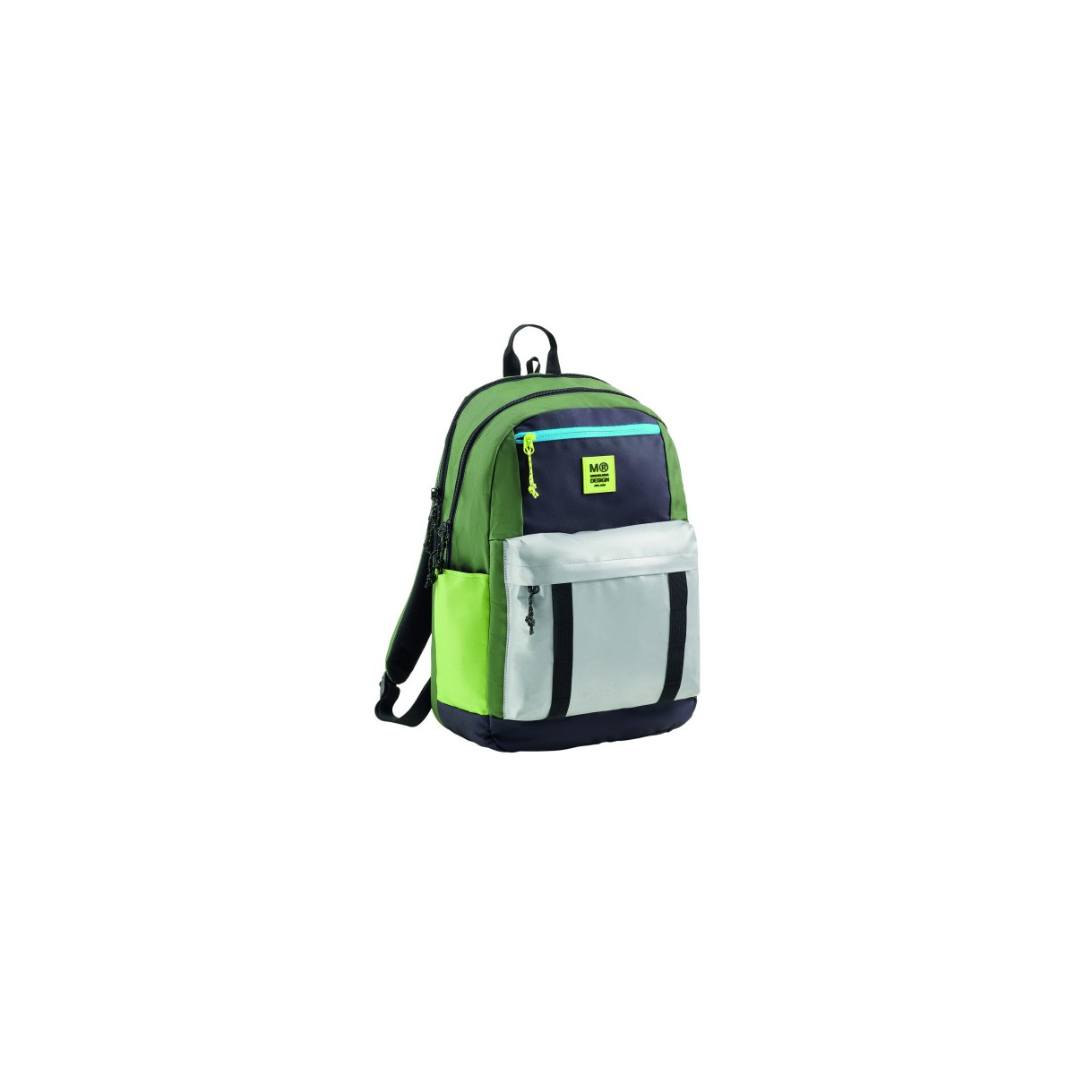 MOCHILA TRIPLE AMSTERDAM RECICLADA RIDER GREEN MIQUELRIUS MR19331