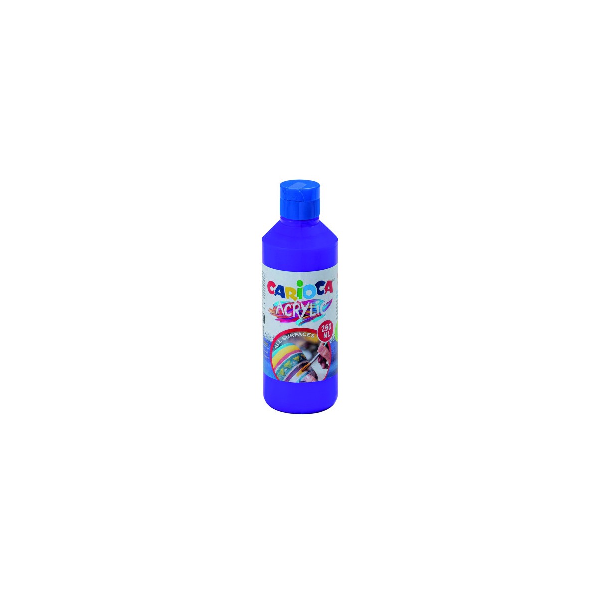 BOTELLA PINTURA ACRILICA 250 ML MORADO CARIOCA 40431 18