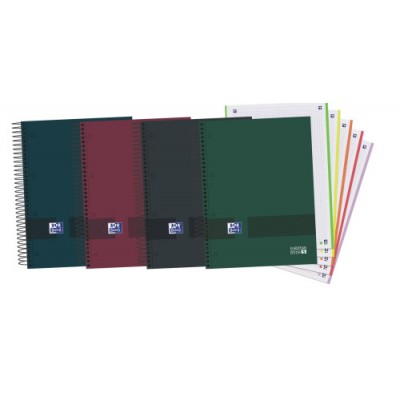 CUADERNO OXFORD YOU EUROPEANBOOK 5 MULTI A4 TEXTRADURA 120H 5X5 COLORES SURTIDO NEUTROS OXFORD 400159032