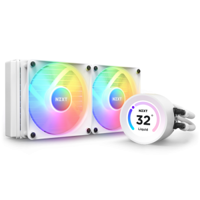 NZXT Kraken Elite 240 RGB Procesador Sistema de refrigeracion liquida todo en uno 12 cm Blanco 1 piezas