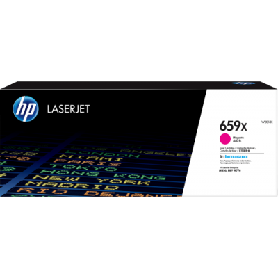 HP LaserJet Cartucho de toner Original 659X magenta de alta capacidad