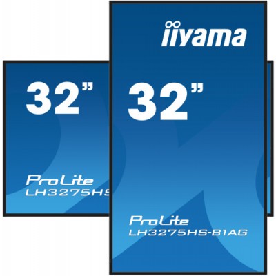 iiyama ProLite Pantalla plana para senalizacion digital 813 cm 32 LCD Wifi 500 cd m Full HD Negro Procesador incorporado Androi