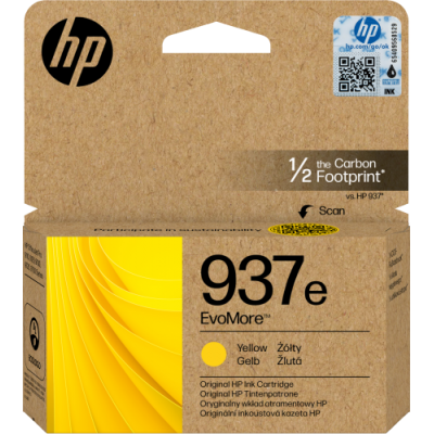 HP Cartucho de Tinta Original EvoMore 937e amarilla