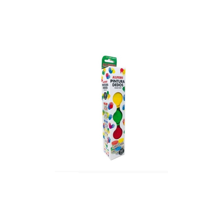 13165-ESTUCHE PINTURA DEDOS 5 X 40ML COLORES SURTIDOS ALPINO DD020105 13165-ESTUCHE PINTURA DEDOS 5 X 40ML COLORES SURTIDOS ALPINO DD020105