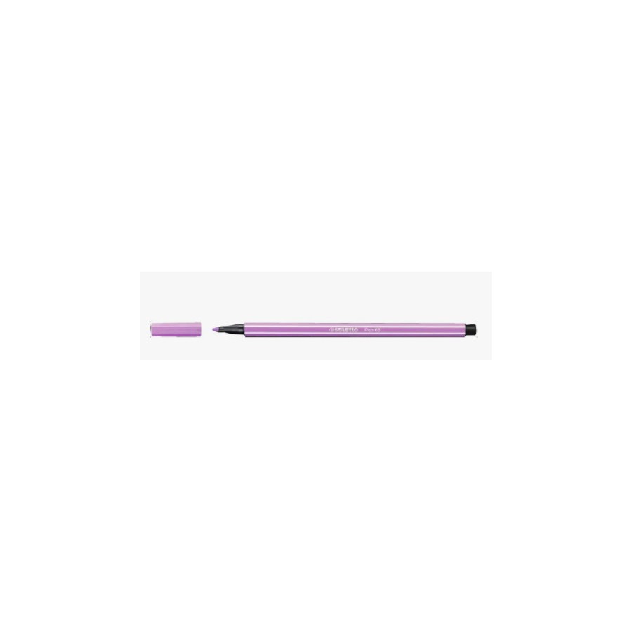 13181-ROTULADOR PREMIUM CON PUNTA DE FIBRA BISELADA PEN 68 MAX COLOR LILA STABILO 768/58