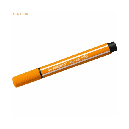 13183-ROTULADOR PREMIUM CON PUNTA DE FIBRA BISELADA PEN 68 MAX COLOR NARANJA STABILO 768/54