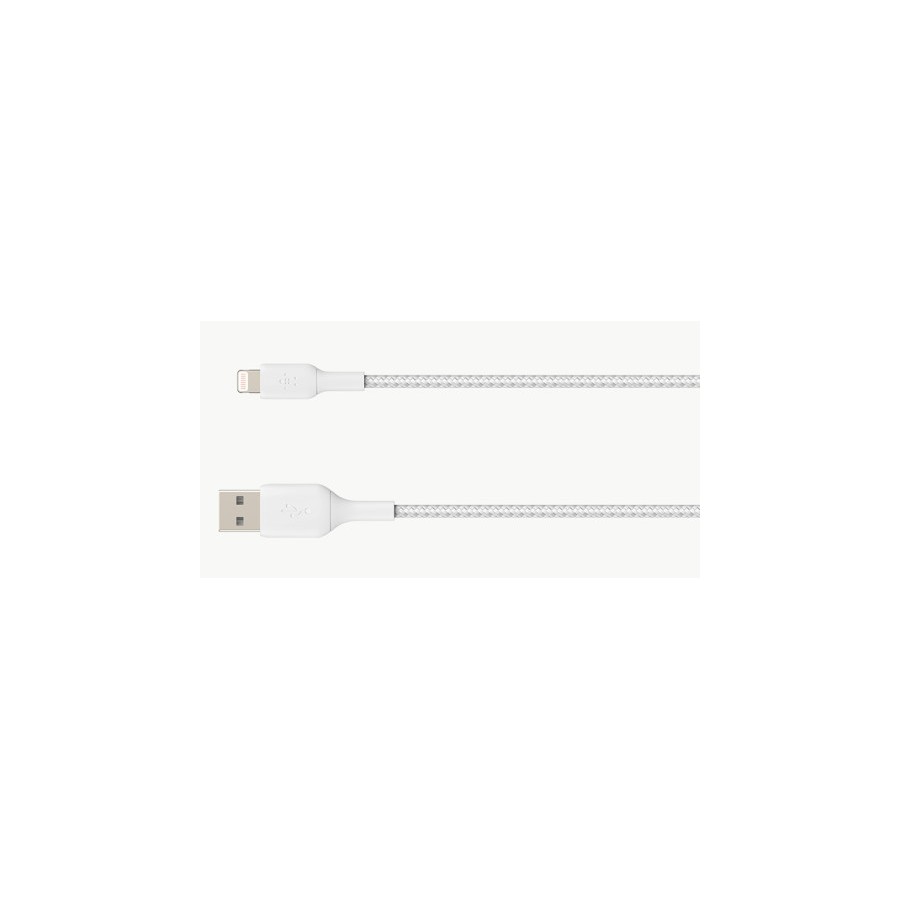 13224-Belkin CAA002BT2MWH cable de conector Lightning 2 m Blanco 13224-Belkin CAA002BT2MWH cable de conector Lightning 2 m Blanco