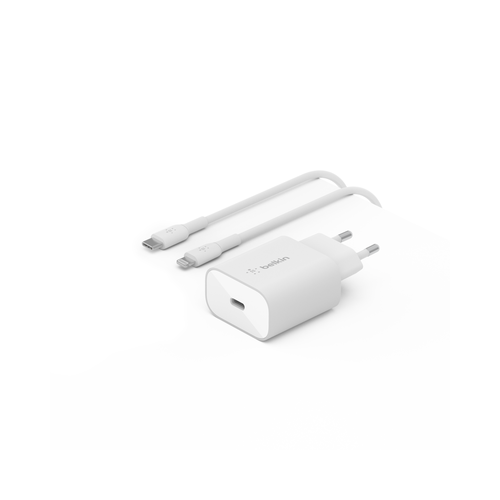13245-Belkin WCA004VF1MWH-B6 cargador de dispositivo movil Telefono movil Blanco USB Carga rapida Interior