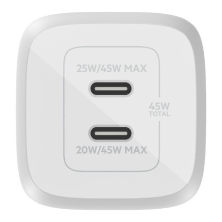 13254-Belkin WCH011vfWH Portatil, Smartphone, Tableta Blanco Corriente alterna Carga rapida Interior