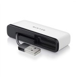 13267-Belkin F4U021BT hub de interfaz 480 Mbit/s Negro, Blanco
