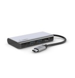 13272-Belkin AVC006btSGY USB 3.2 Gen 1 (3.1 Gen 1) Type-C Plata