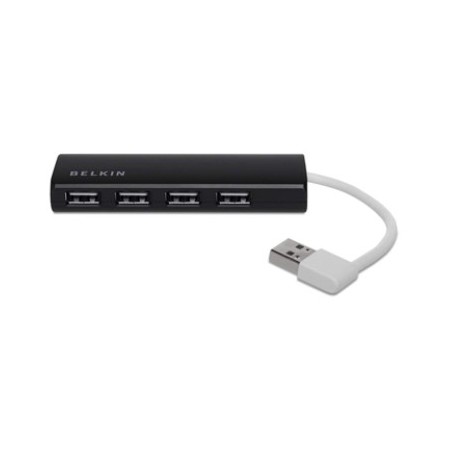 13274-Belkin F4U042BT hub de interfaz 480 Mbit/s Negro