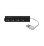 13274-Belkin F4U042BT hub de interfaz 480 Mbit/s Negro