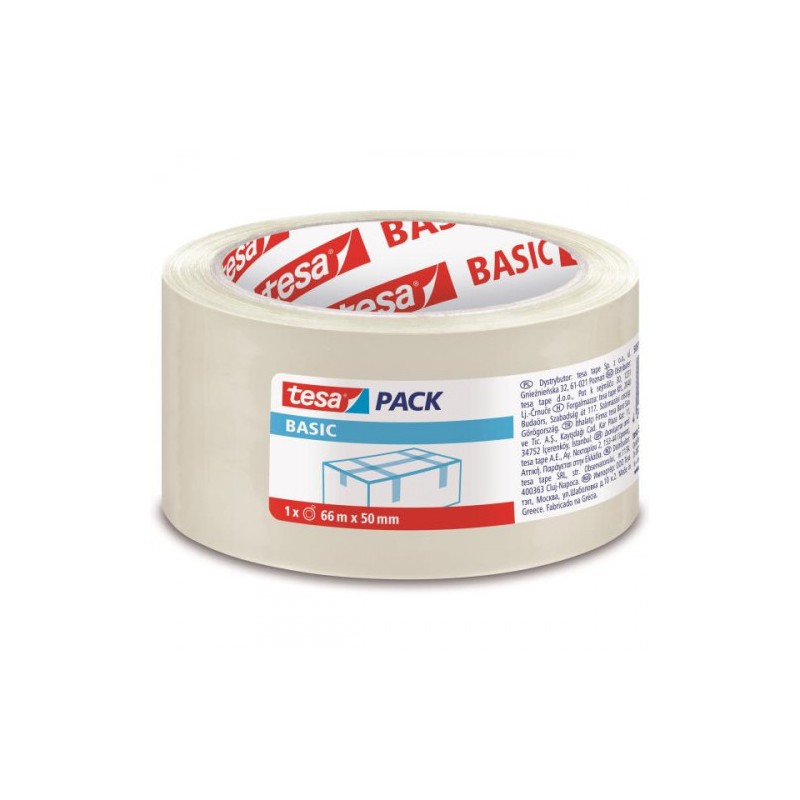 1334-PACK 6 CINTAS DE EMBALAJE BASIC 50MM.X66M. TRANSPARENTE TESA 58570-00000-00 1334-PACK 6 CINTAS DE EMBALAJE BASIC 50MM.X66M. TRANSPARENTE TESA 58570-00000-00