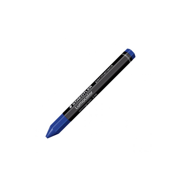 1337-LAPIZ CERA PERMANENTE LUMOCOLOR OMNIGRAPH 12MM. AZUL STAEDTLER 236-3 1337-LAPIZ CERA PERMANENTE LUMOCOLOR OMNIGRAPH 12MM. AZUL STAEDTLER 236-3