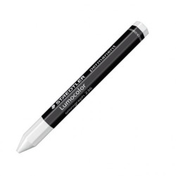 1338-LAPIZ CERA PERMANENTE LUMOCOLOR OMNIGRAPH 12MM. BLANCO STAEDTLER 236-0