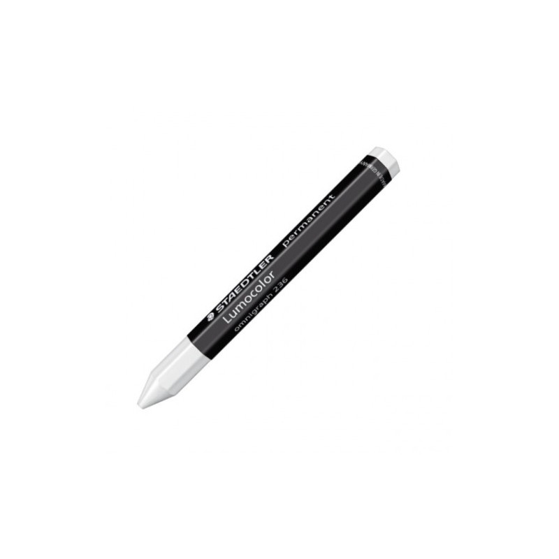 1338-LAPIZ CERA PERMANENTE LUMOCOLOR OMNIGRAPH 12MM. BLANCO STAEDTLER 236-0 1338-LAPIZ CERA PERMANENTE LUMOCOLOR OMNIGRAPH 12MM. BLANCO STAEDTLER 236-0
