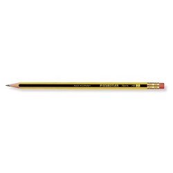 1341-LAPIZ HEXAGONAL NORIS GRADUACION HB CON GOMA STAEDTLER 122-HB