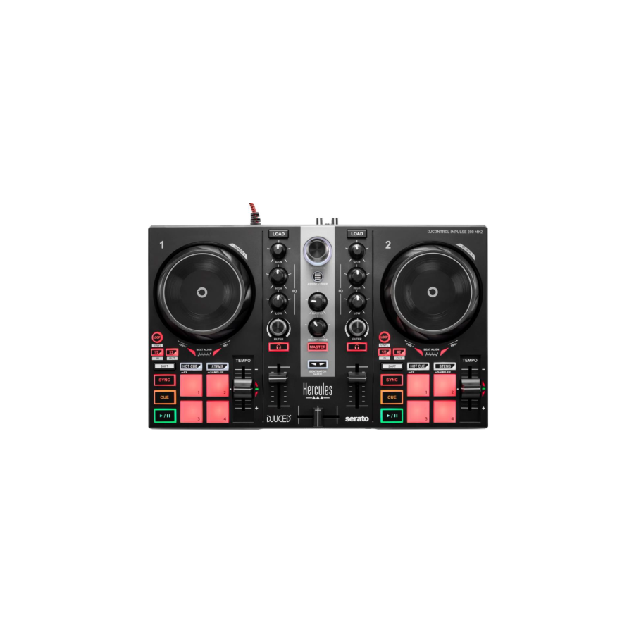 13428-HERCULES CONSOLA DJ CONTROL INPULSE 200 MK2 13428-HERCULES CONSOLA DJ CONTROL INPULSE 200 MK2